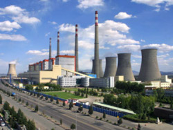 central termoeléctrica con base carbónica